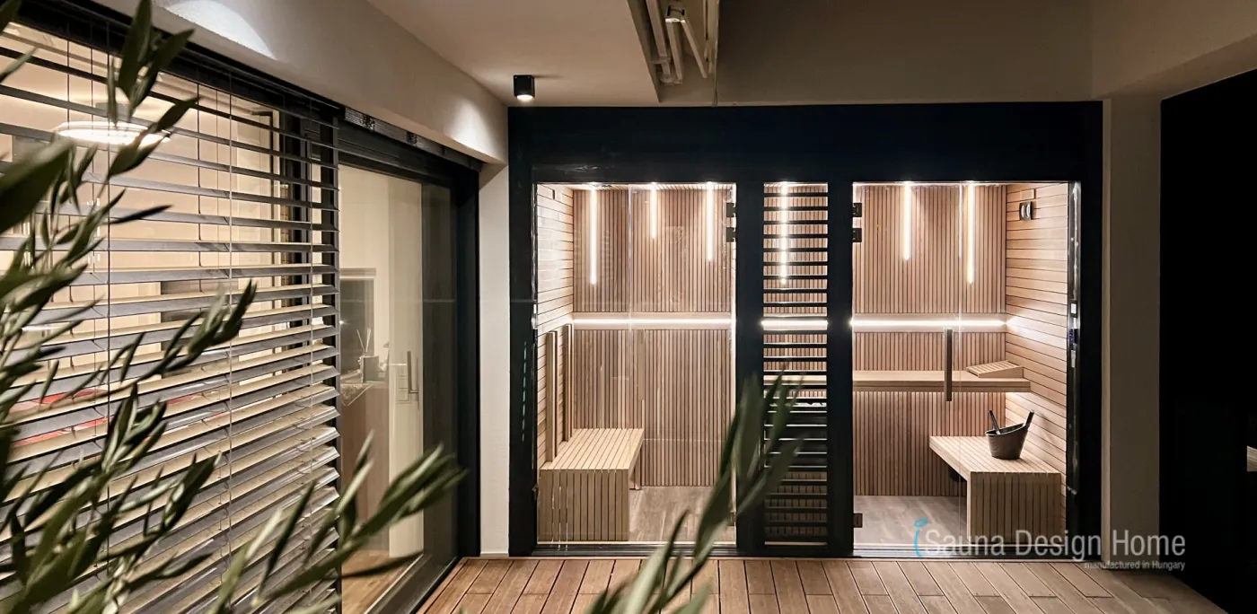 sauna vyrobená na zakázku