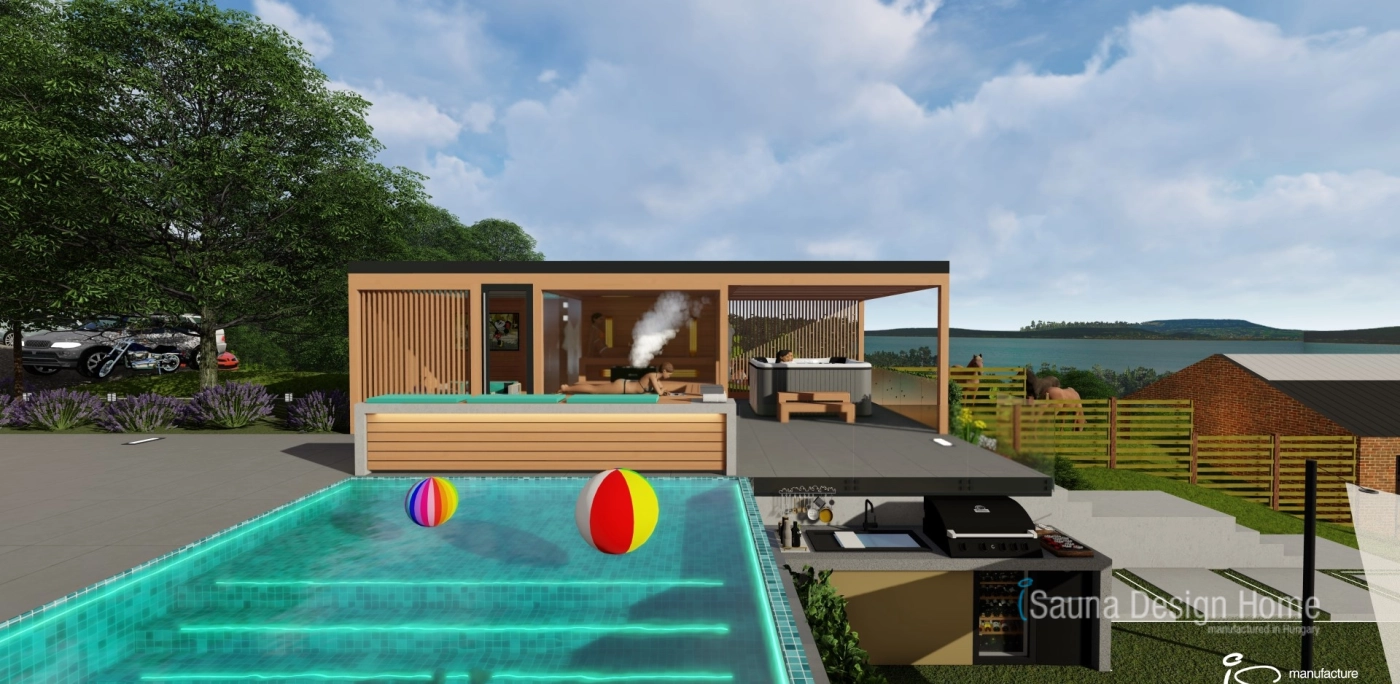 Saunový domeček na míru - projece a výroba