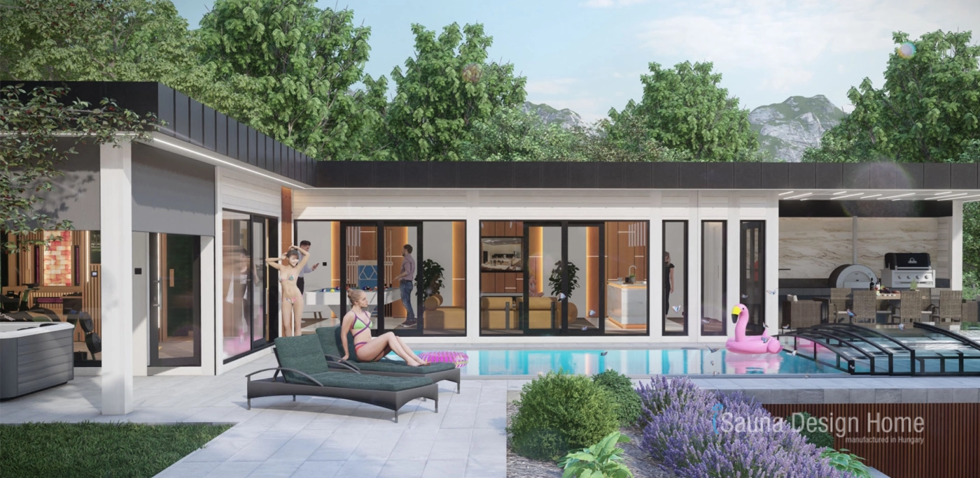 saunový dům