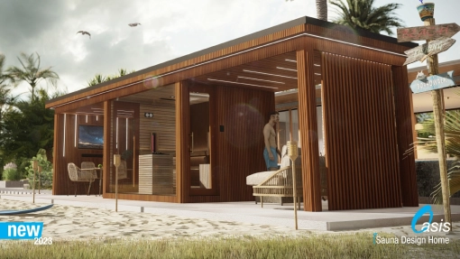 4-sezónny modulárny saunový dom Oasis - 2023 - iSauna Design 4-sezónny modulárny saunový dom Oasis - 2023 - iSauna Design