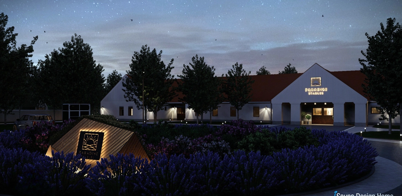 vizualizácia jazdeckého areálu