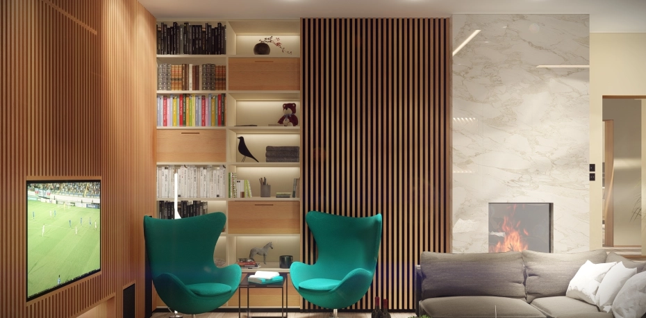 Rodinný dům, bytový interiérový design v duchu maximalismu | Design