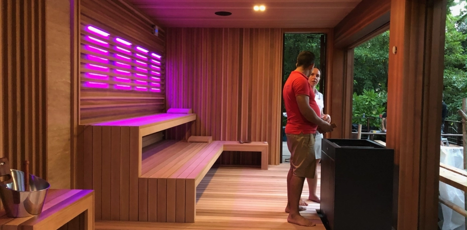 Saunový dům jako exkluzivní místo pro hot jógu