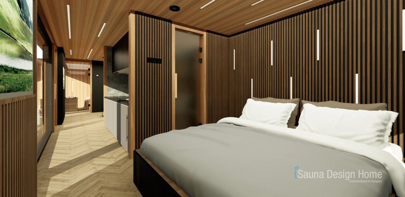 Tiny house, prémiový wellness únik so saunou