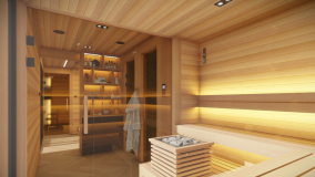 Interiér sauny