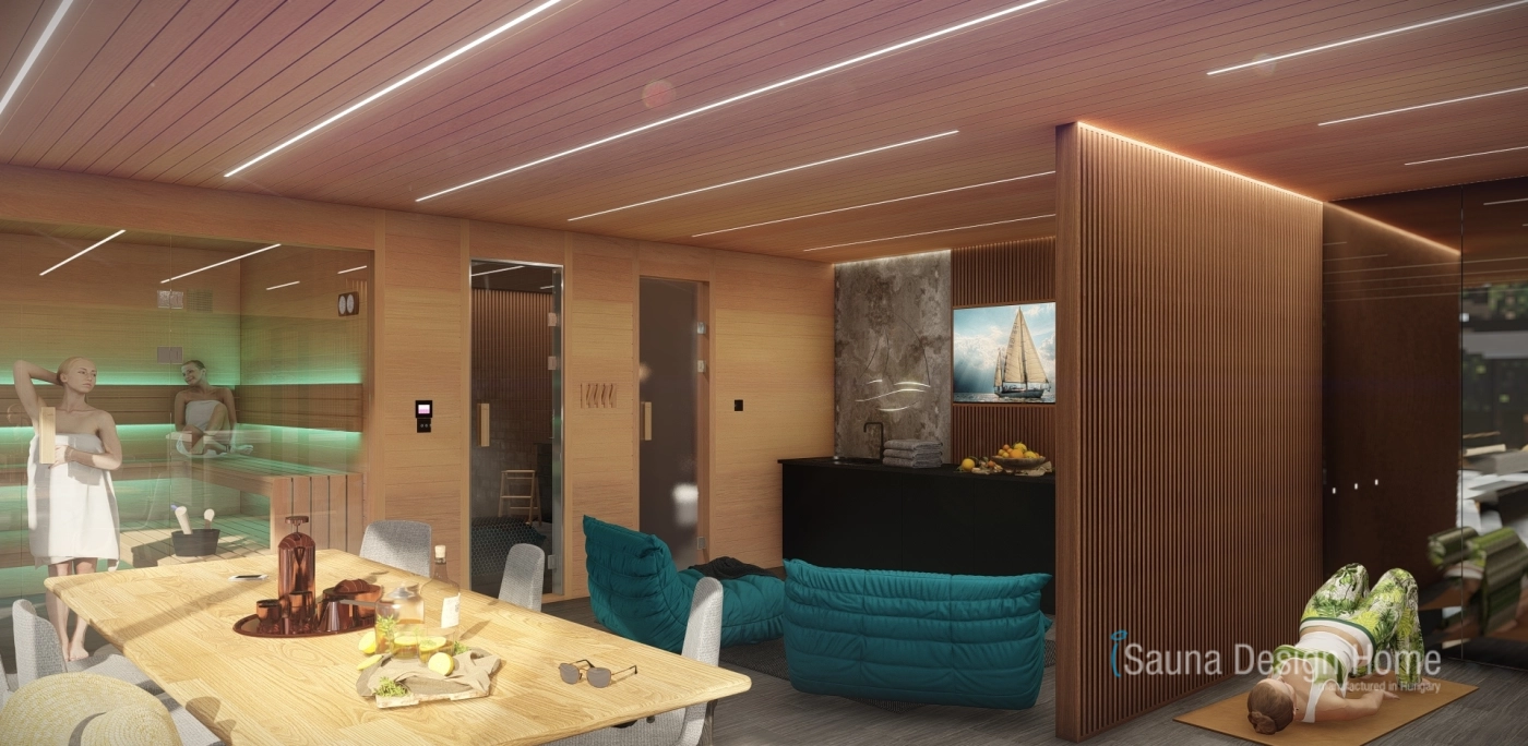 Rodinný wellness sauna dům