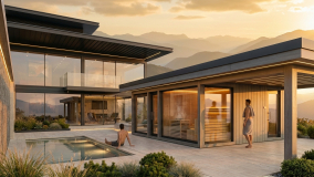 moderný saunový dom