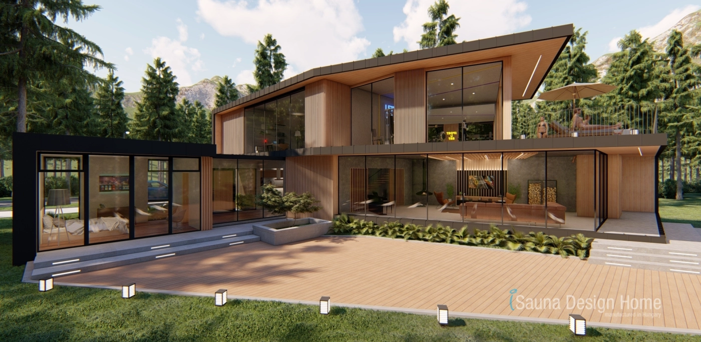 Dokonalé dřevěné fasády