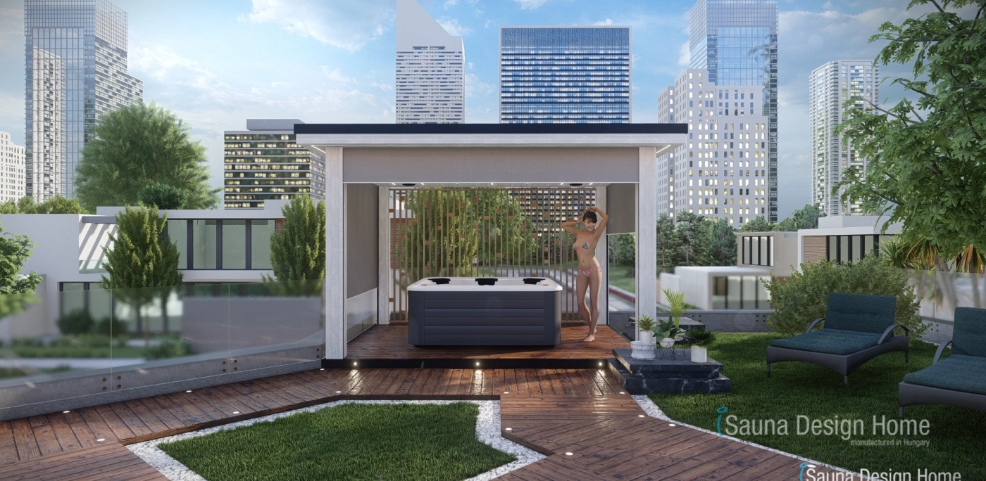 Pergola v rôznych farbách