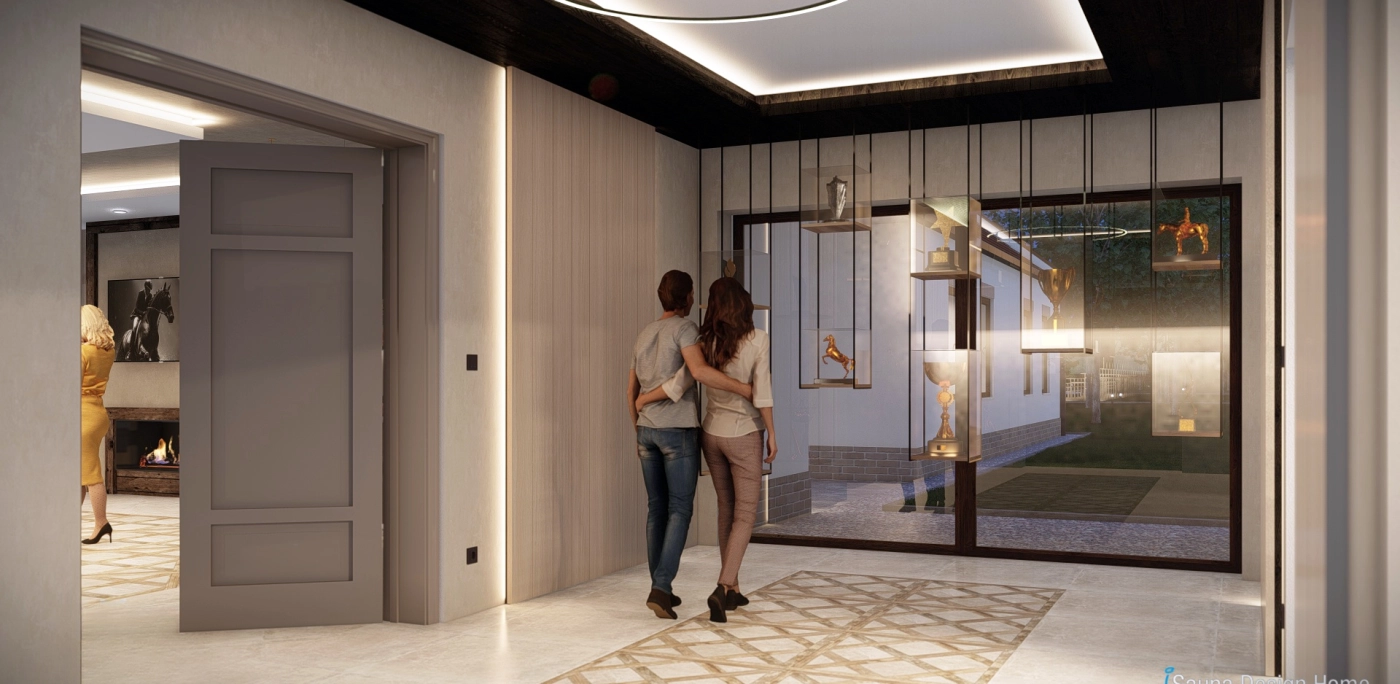 lounge jazdeckého areálu