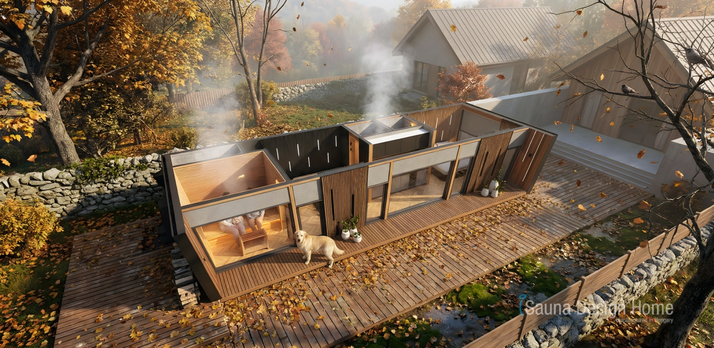 Tiny house, prémiový wellness únik so saunou