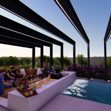 Sauna dům s bazénem