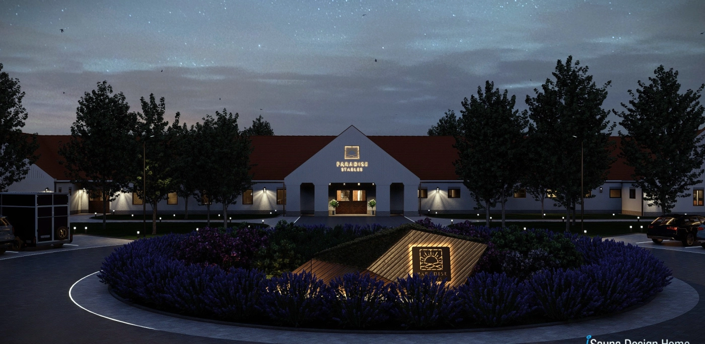 návrh osvetlenia jazdeckého areálu