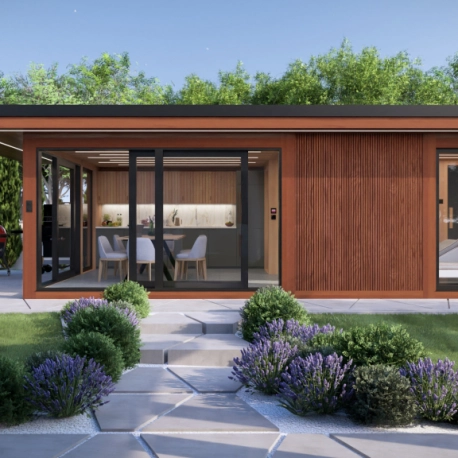 Saunový wellness dům, ty devadesátá léta.