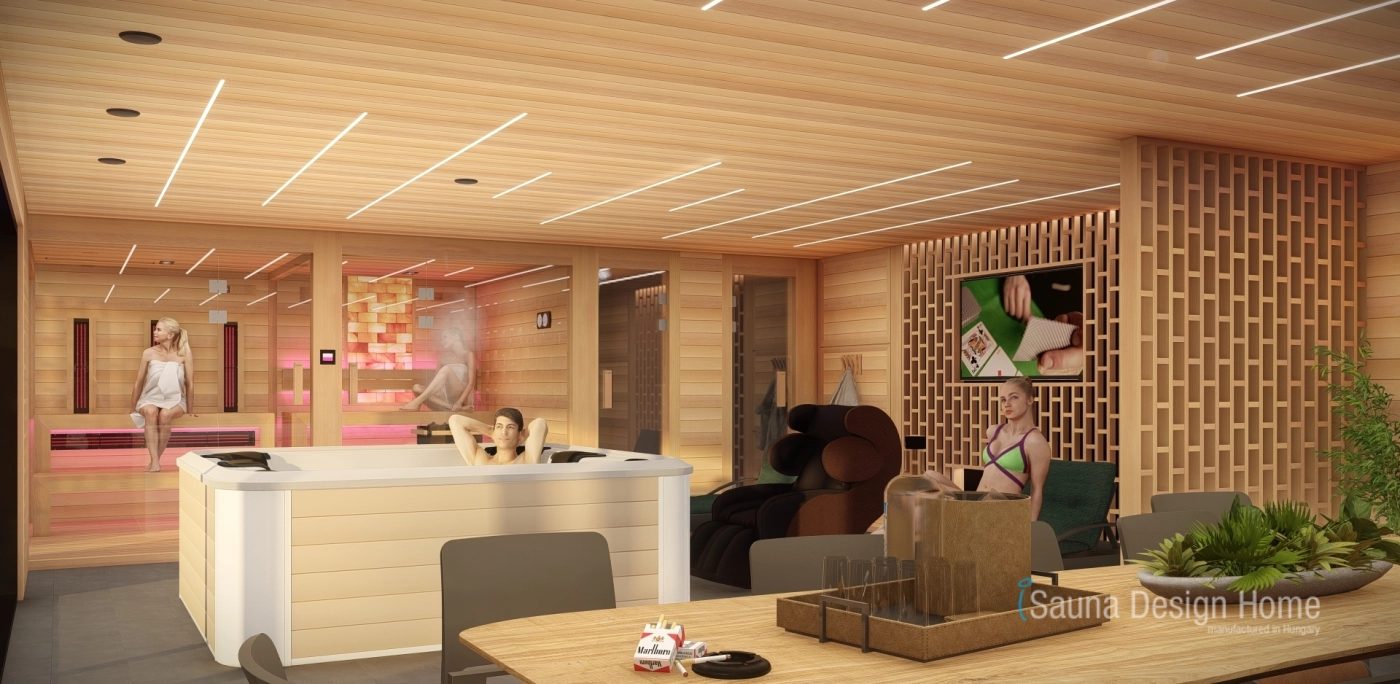 Sauna dům pro společenský život