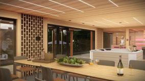 Stavba wellness sauna domu