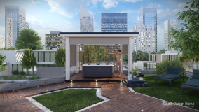 Pergola v rôznych farbách