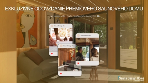 Odovzdanie premiuvého saunovéhi domu