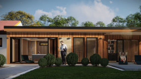 venkovní wellness dům