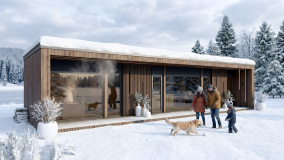 Tiny house, prémiový wellness únik so saunou