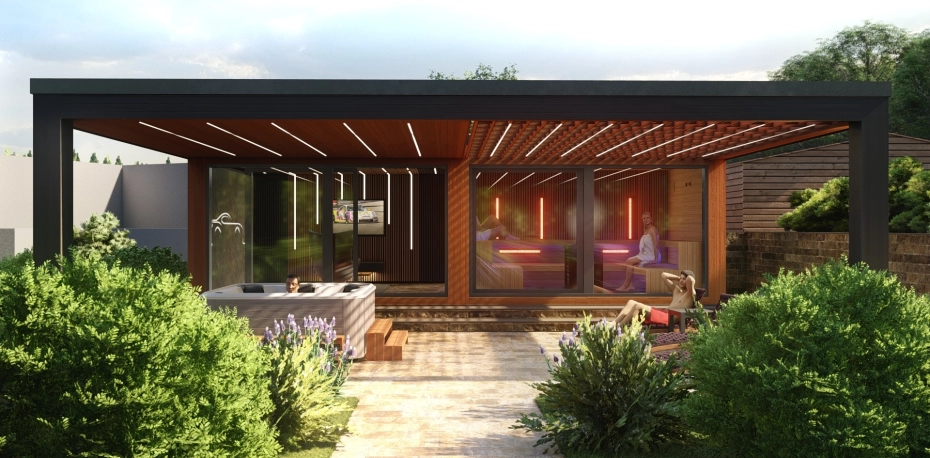 Prémiový saunový domek především