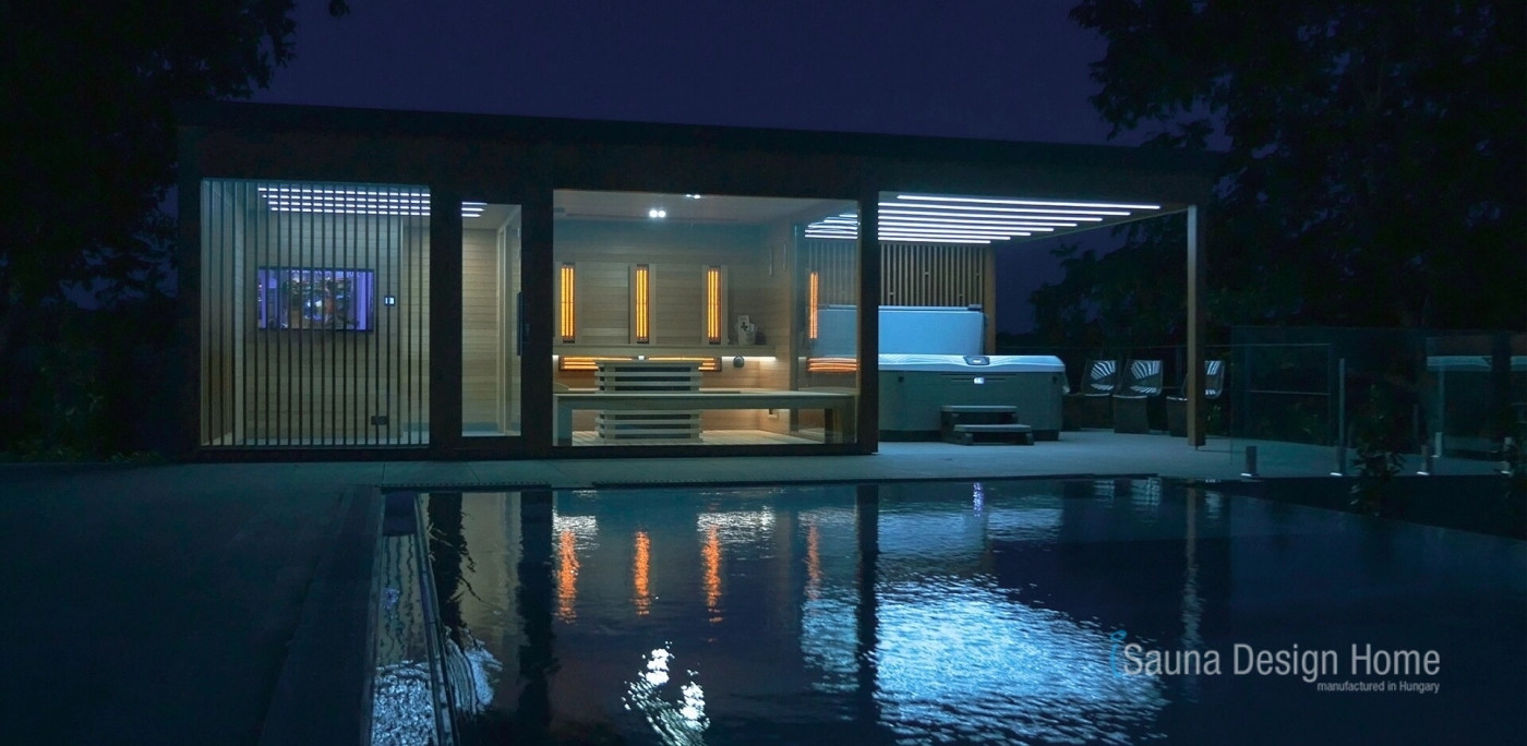 Externí sauna dům na míru