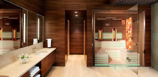 Parní sauna s bio saunovými kamny