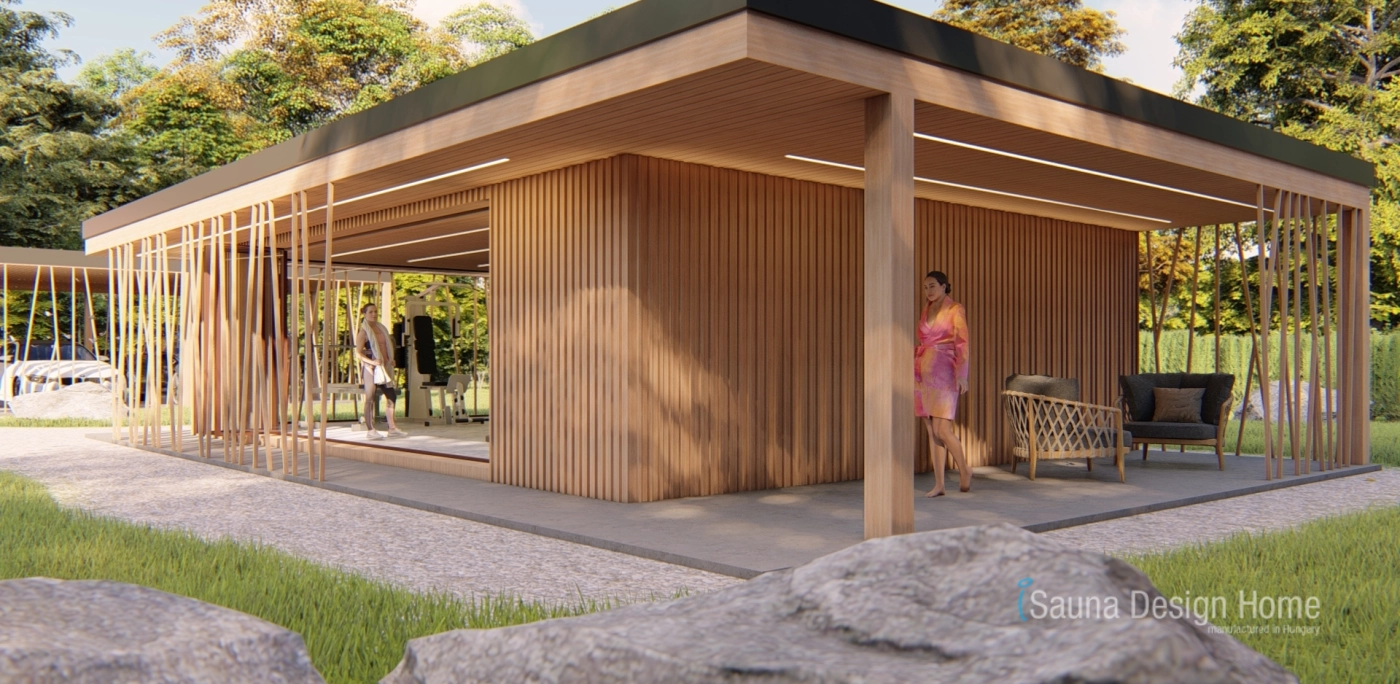 Architektonické plány sauna domku