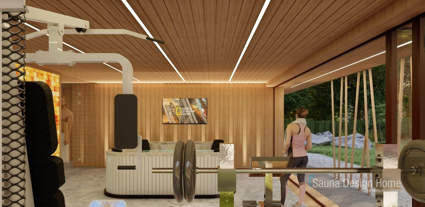 Sauna a cvičení
