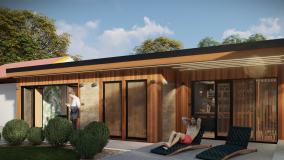 kombinovány saunový dům