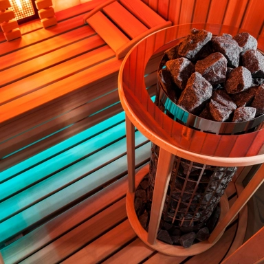 Exteriérová finská sauna