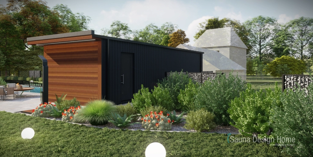 Technický vstup do wellness domu