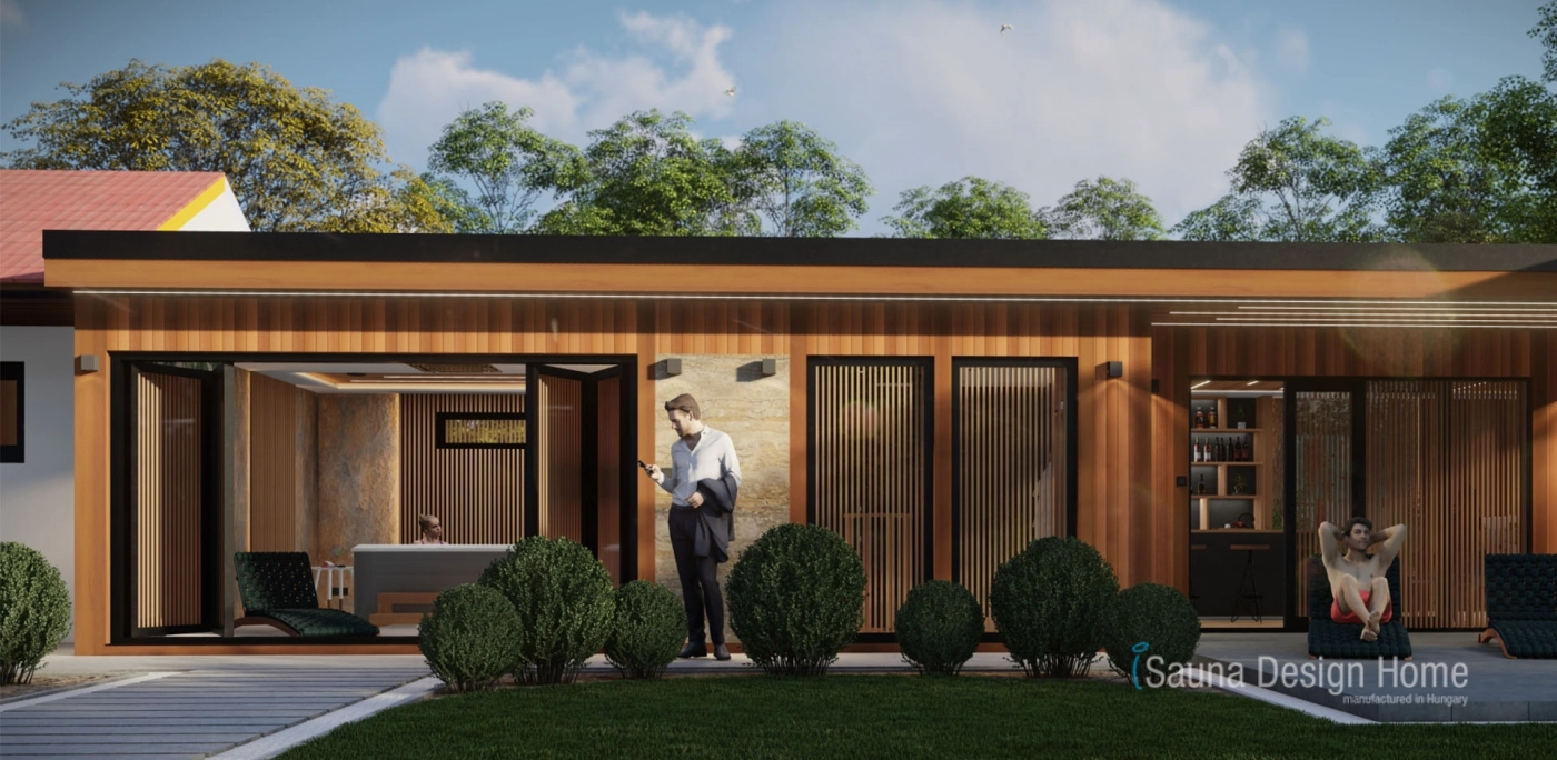 venkovní wellness dům