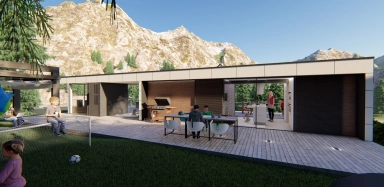 Rekreační dům se saunou