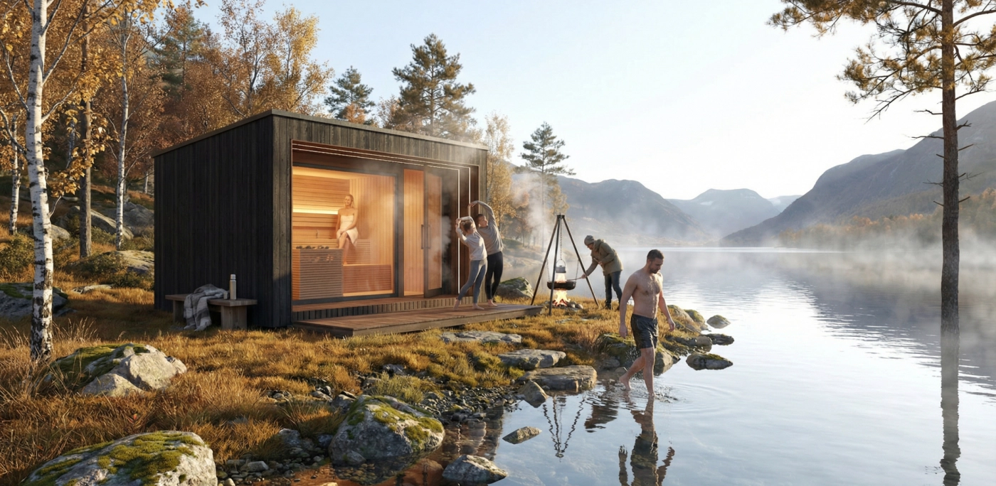 Vonkajší wellness pavilón