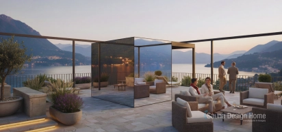 Zrkadlová sklenená sauna Zrkadlová sklenená sauna