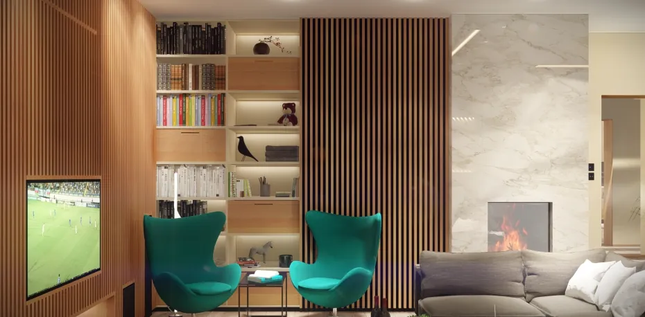 Rodinný dům, bytový interiérový design v duchu maximalismu | Design