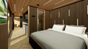 Tiny house, prémiový wellness únik so saunou