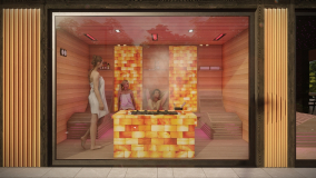 Sauna s himálajskou solí