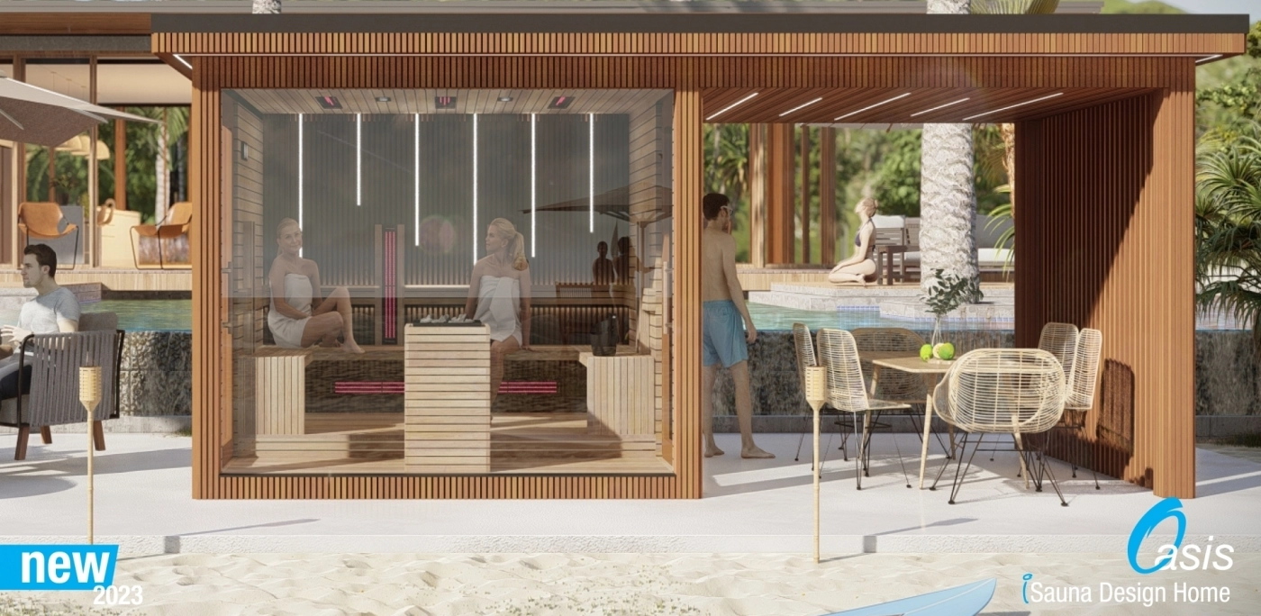 Saunový domček Oasis od iSauna