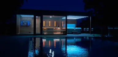 Luxus, glamour na brehu jazera Balaton - Luxusný saunadom na mieru Luxus, glamour na brehu jazera Balaton - Luxusný saunadom na mieru
