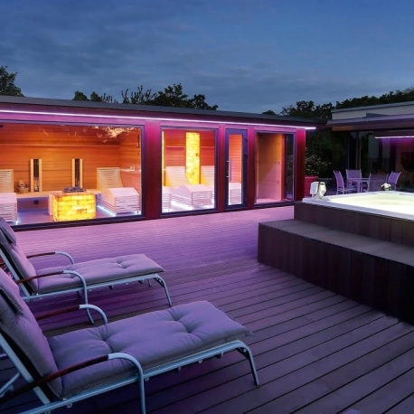 Venkovní saunové domky - Organizace, Promyšlenost, Efektivita