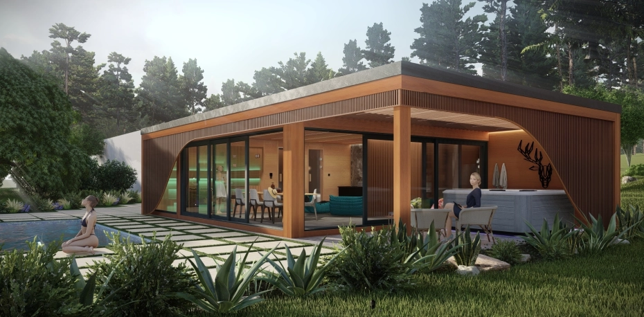 Soukromý, rodinný wellness dům