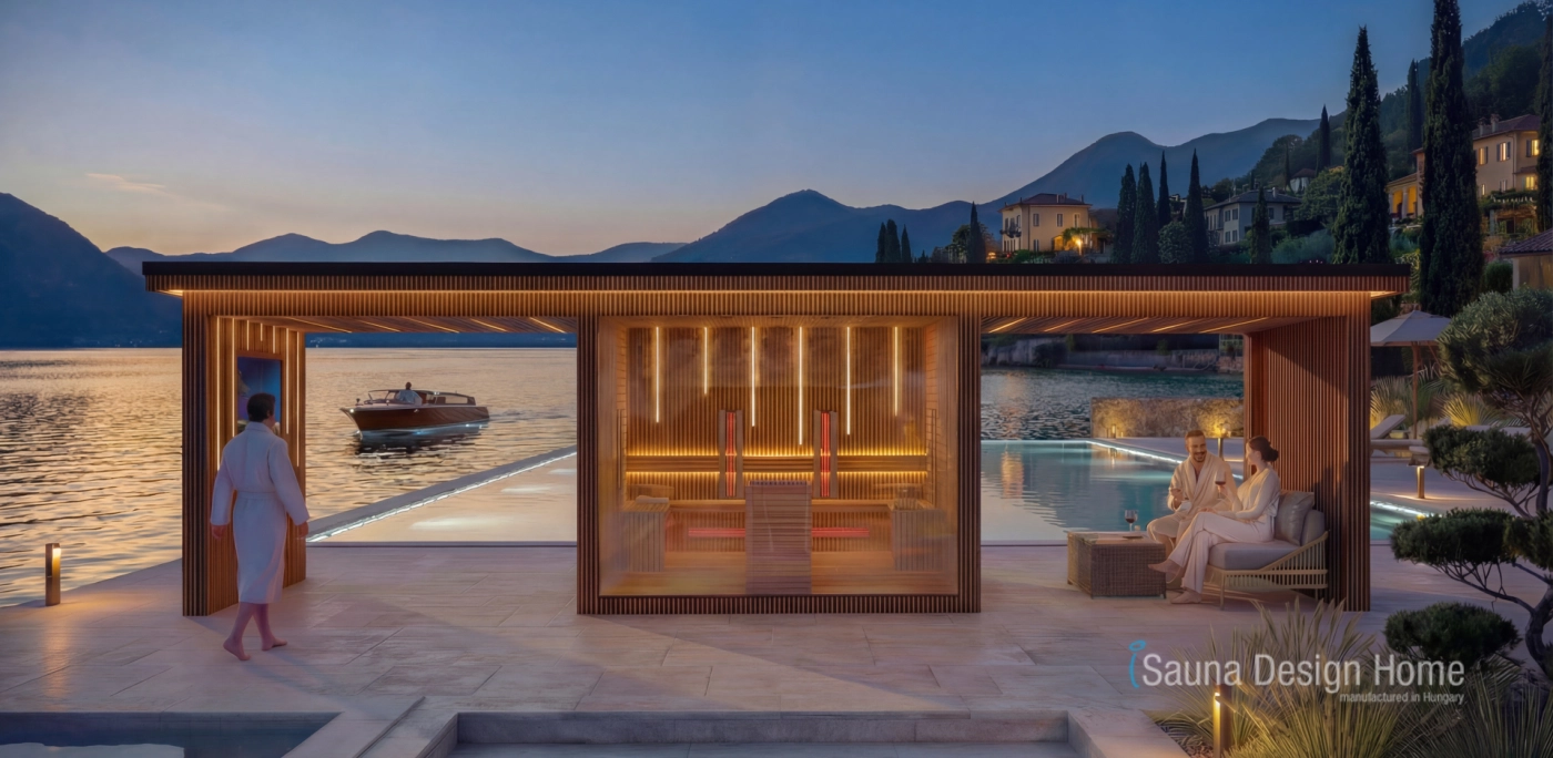 kombinovaná sauna do exteriérová 
