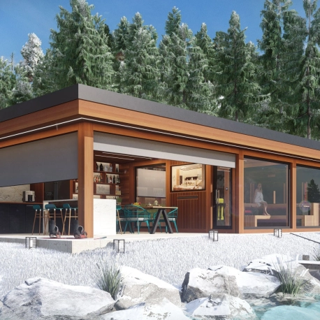 Textura Home unikátní saunový domek