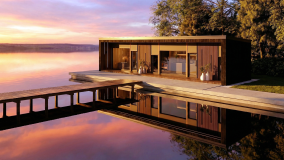 Tiny house, prémiový wellness únik so saunou